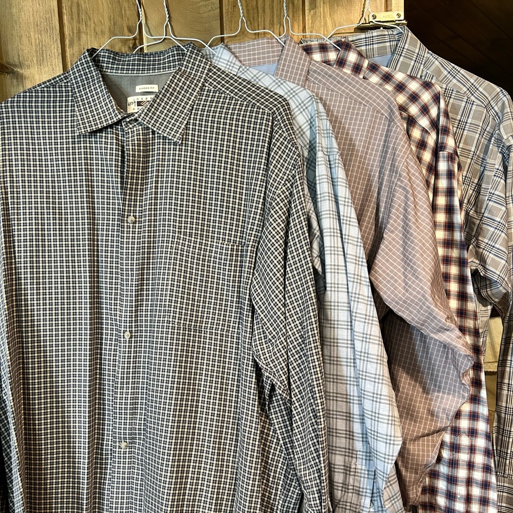5 Joseph Abboud Button Down Shirts. Selling all 5 together.